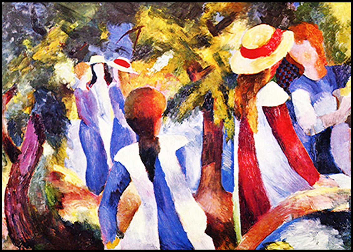 August Macke - Girls in Green