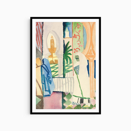 August Macke - In the Temple Hall