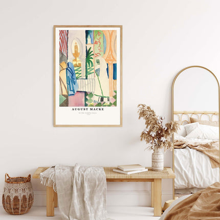 August Macke - In the Temple Hall Poster