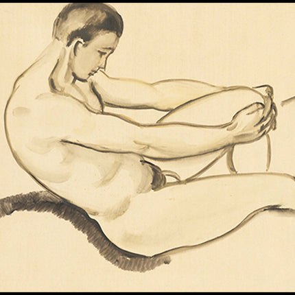 August Macke - Male Nude