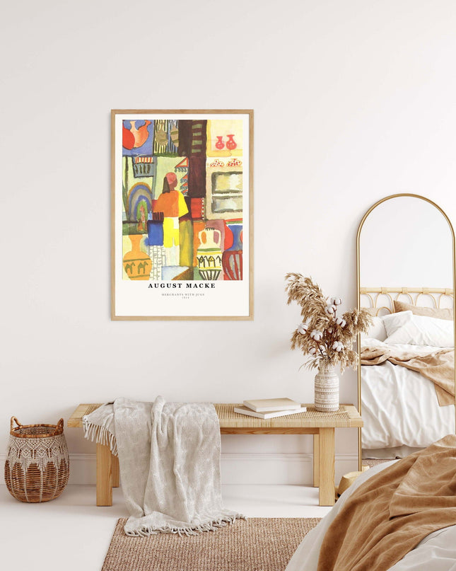 August Macke - Merchant with Jugs Poster