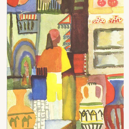 August Macke - Merchant with Jugs Poster