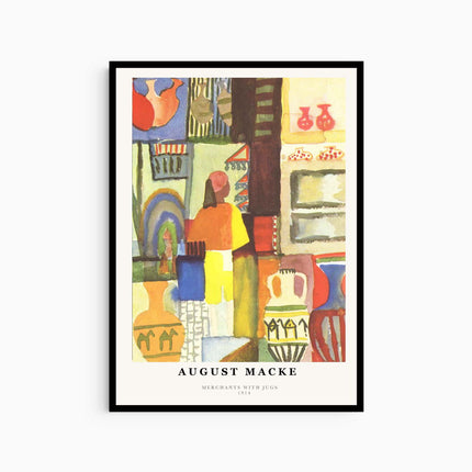 August Macke - Merchant with Jugs Poster