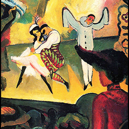 August Macke - Russian Ballet Art