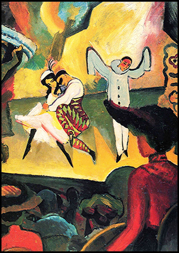 August Macke - Russian Ballet Art
