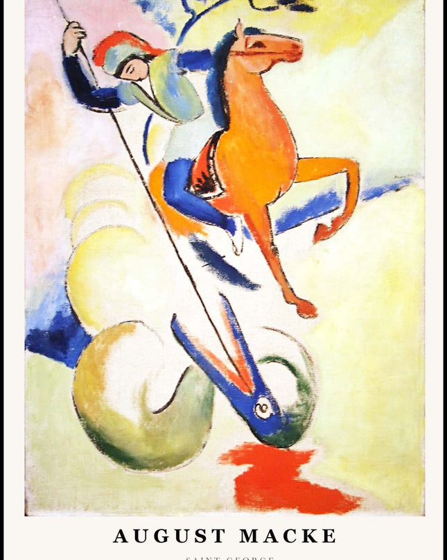August Macke - Saint George Poster