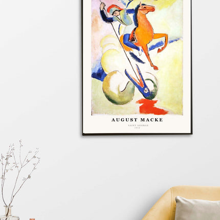 August Macke - Saint George Poster