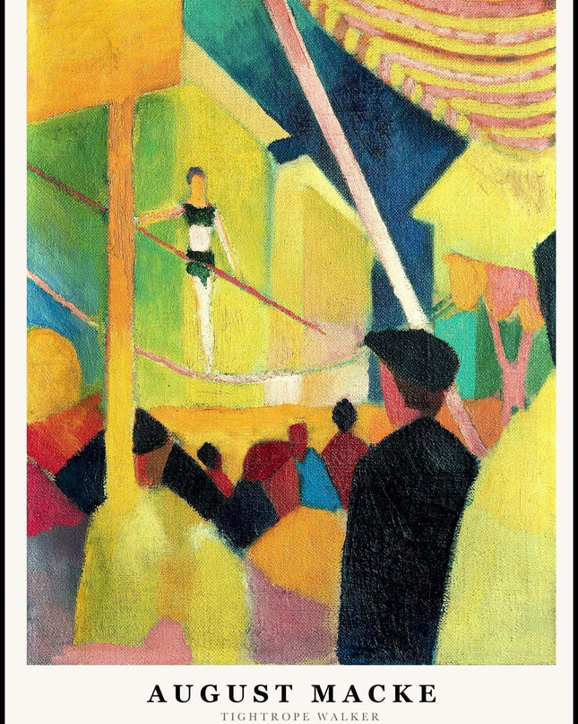 August Macke - Tightrope Walker Poster