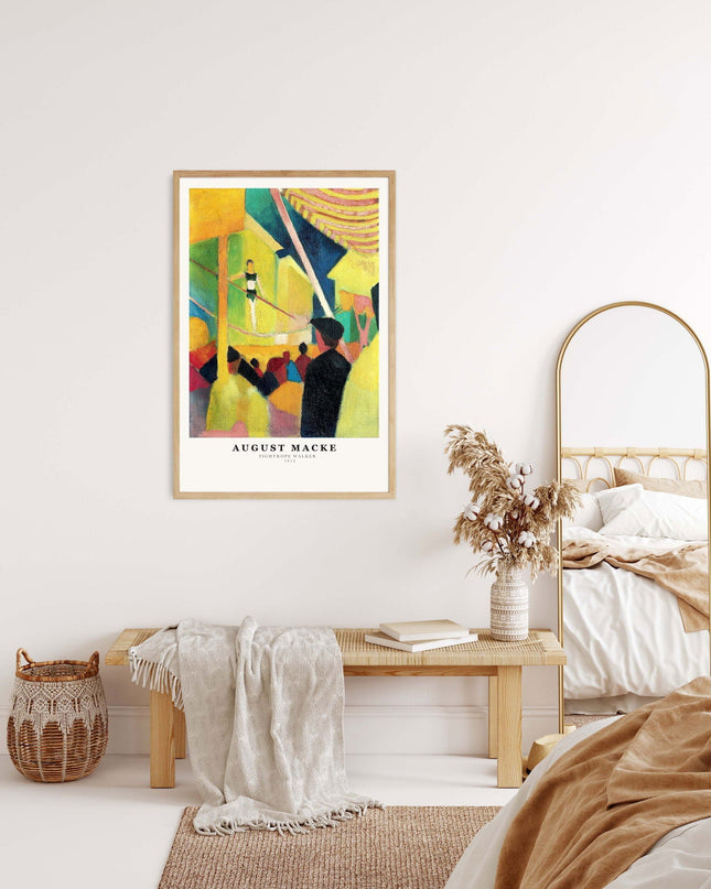 August Macke - Tightrope Walker Poster