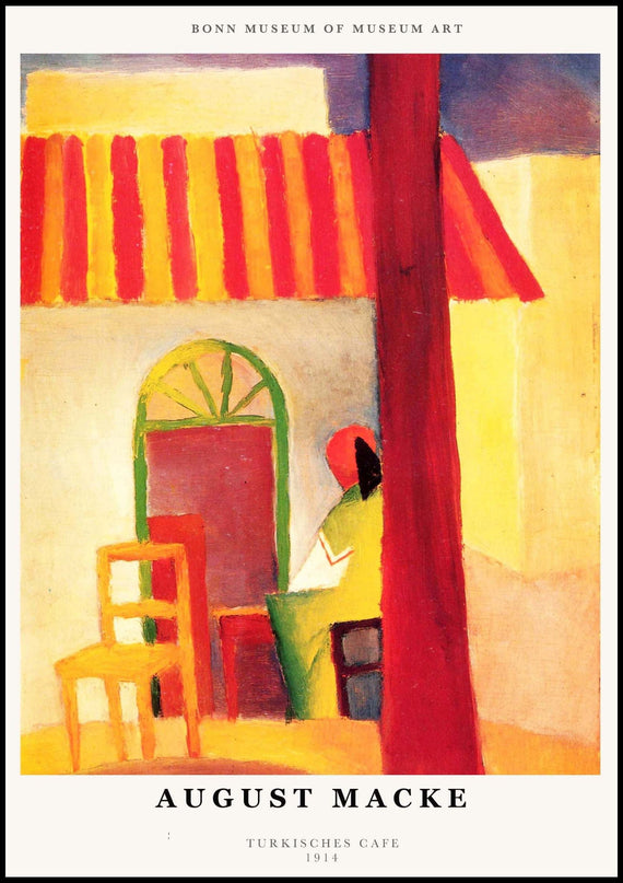August Macke - Turkisches Cafe Poster