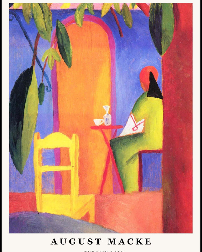 August Macke - Turkish Cafe Poster