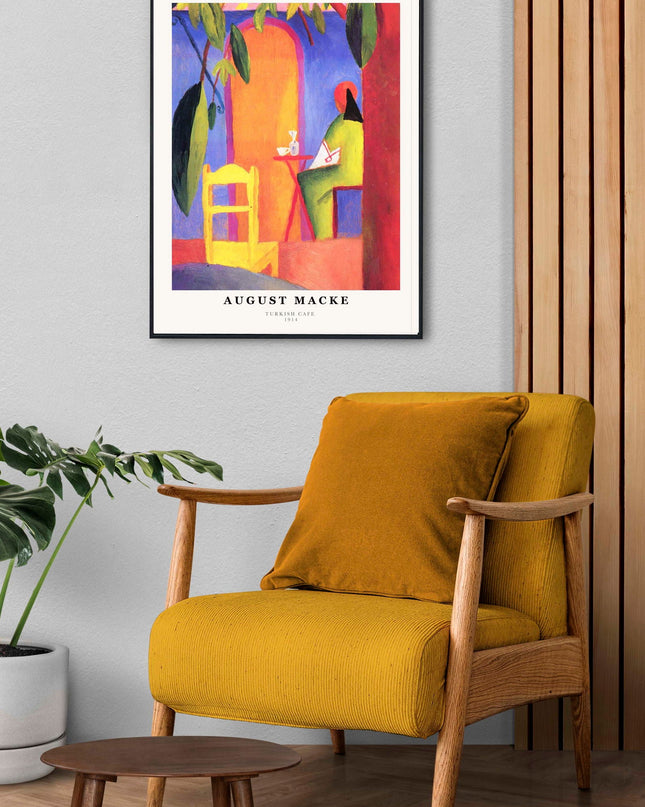 August Macke - Turkish Cafe Poster