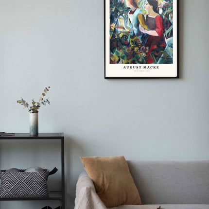 August Macke - Two Girls Poster