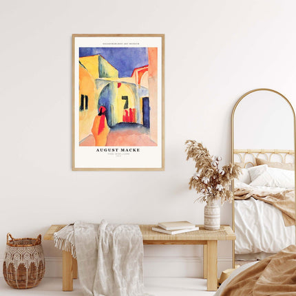 August Macke - View Into a Lane Poster