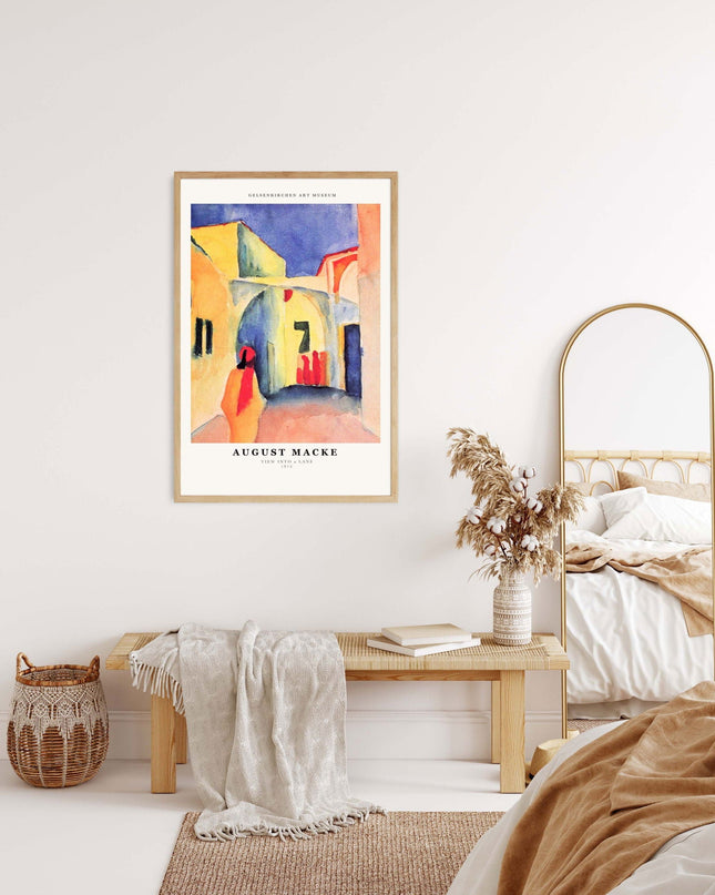 August Macke - View Into a Lane Poster