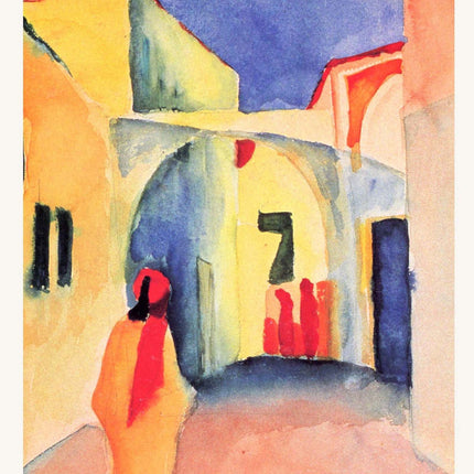 August Macke - View Into a Lane Poster