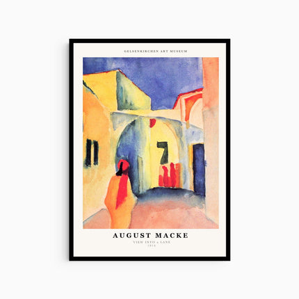 August Macke - View Into a Lane Poster