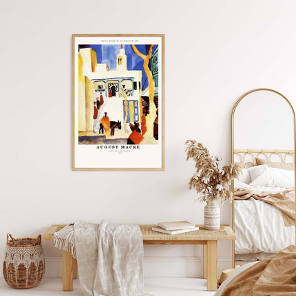 August Macke - View of a Mosque Poster