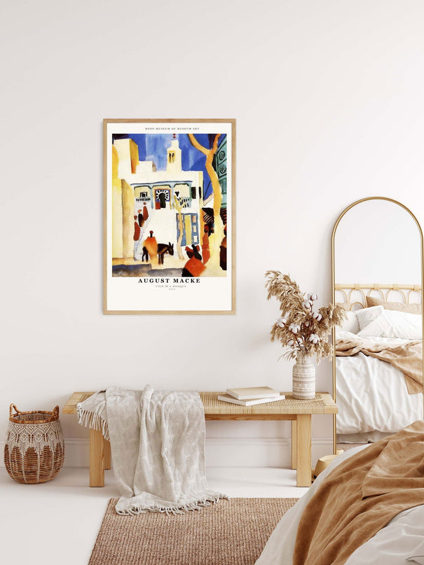 August Macke - View of a Mosque Poster