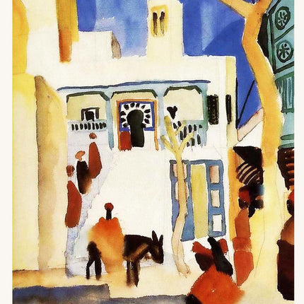 August Macke - View of a Mosque Poster