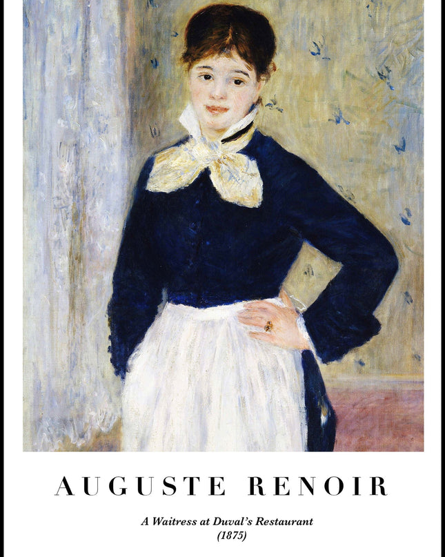 Auguste Renoir - A Waitress at Duval's Restaurant Poster