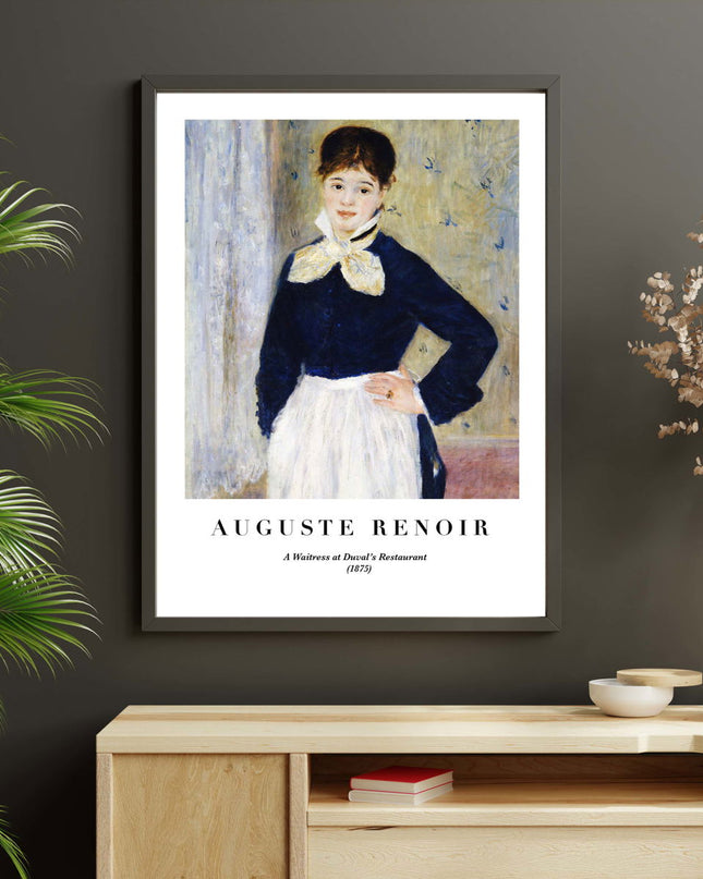 Auguste Renoir - A Waitress at Duval's Restaurant Poster
