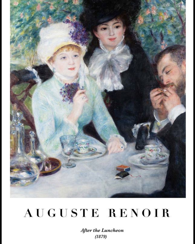 Auguste Renoir - After the Luncheon Poster