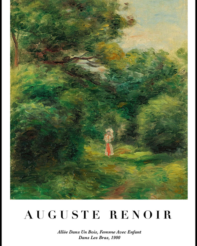 Auguste Renoir - Allée Dans un Bois Poster