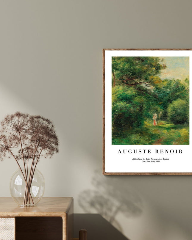 Auguste Renoir - Allée Dans un Bois Poster