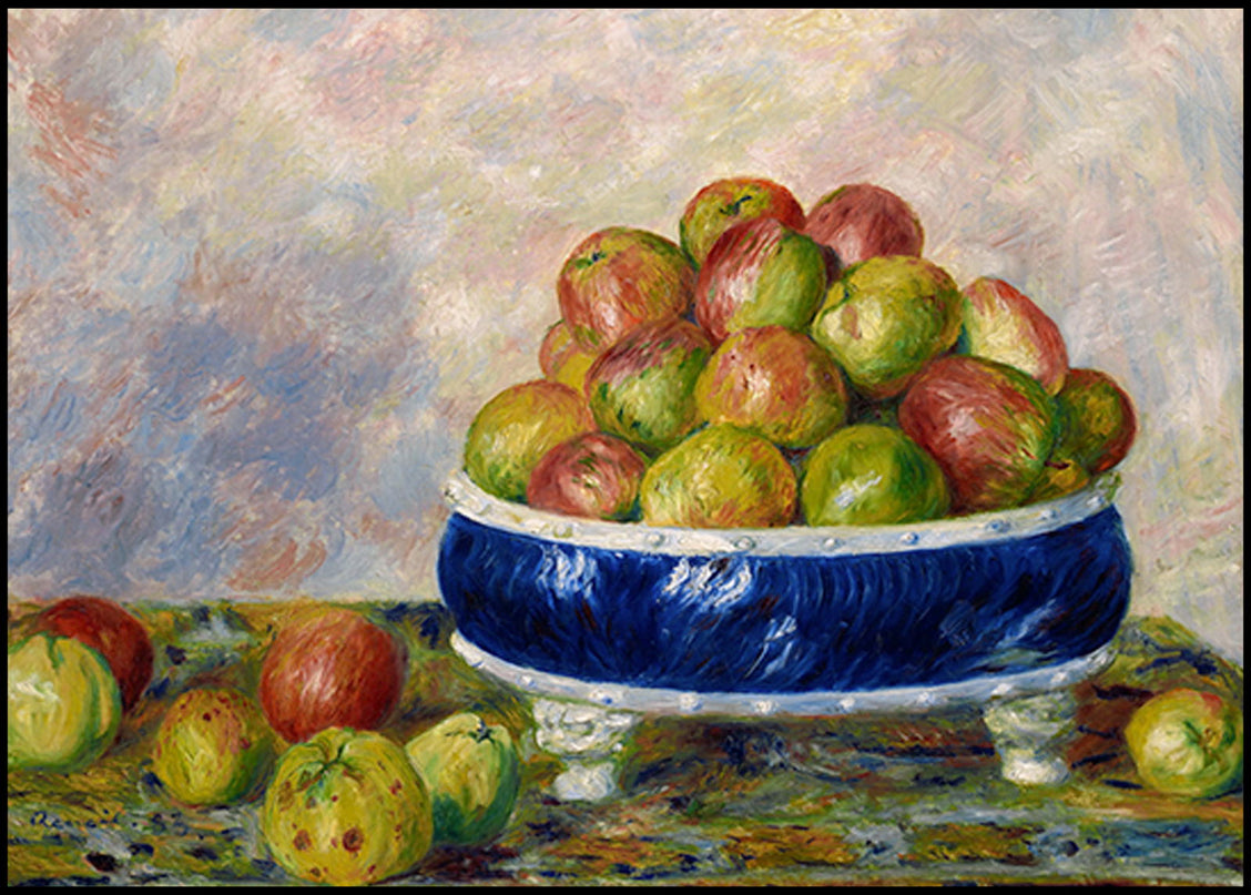 Auguste Renoir - Apples in a Dish