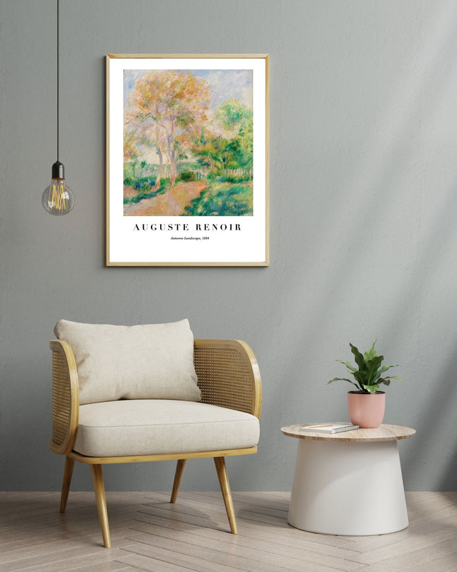 Auguste Renoir - Autumn Landscape Poster