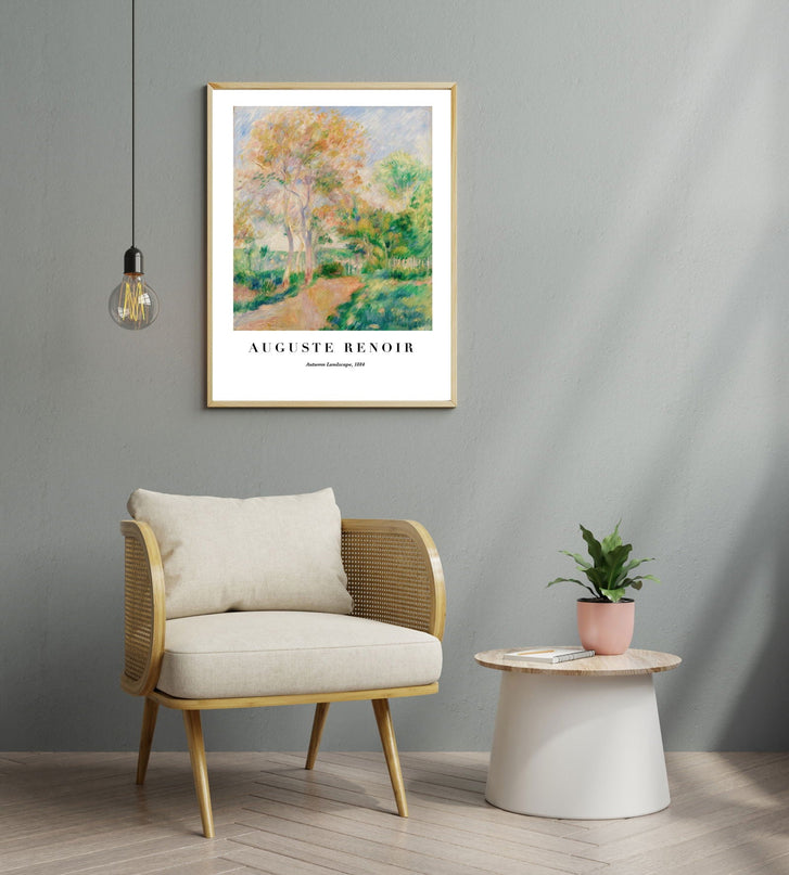Auguste Renoir - Autumn Landscape Poster