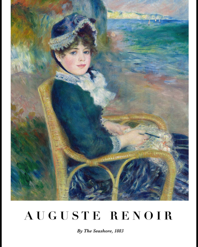 Auguste Renoir - By The Seashore Poster