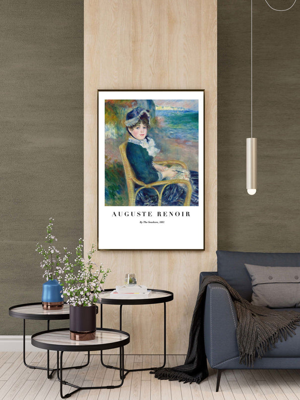 Auguste Renoir - By The Seashore Poster