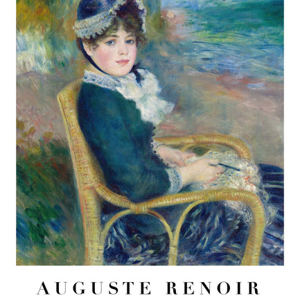 Auguste Renoir - By The Seashore Poster