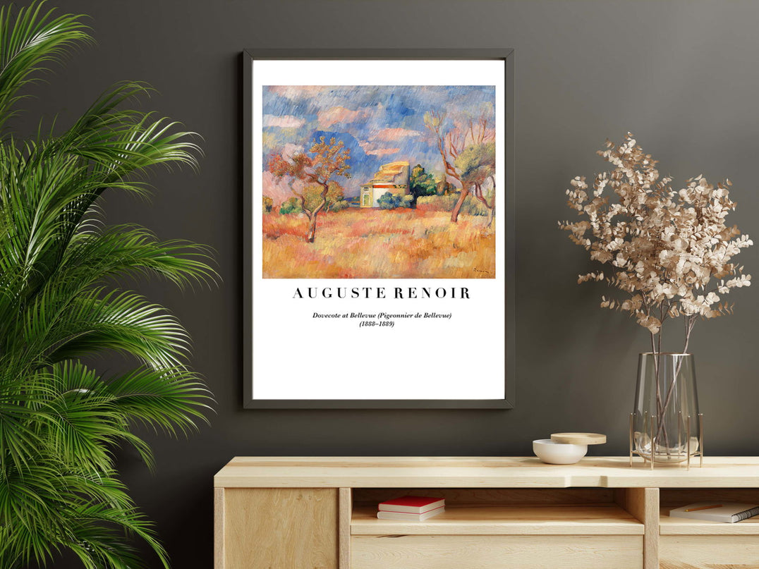 Auguste Renoir - Dovecote at Bellevue (Pigeonnier de Bellevue) Poster