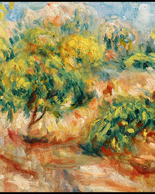 Auguste Renoir - Esquisse De Paysage À Cagnes