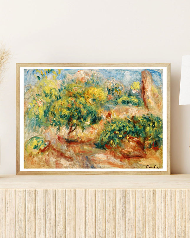 Auguste Renoir - Esquisse De Paysage À Cagnes