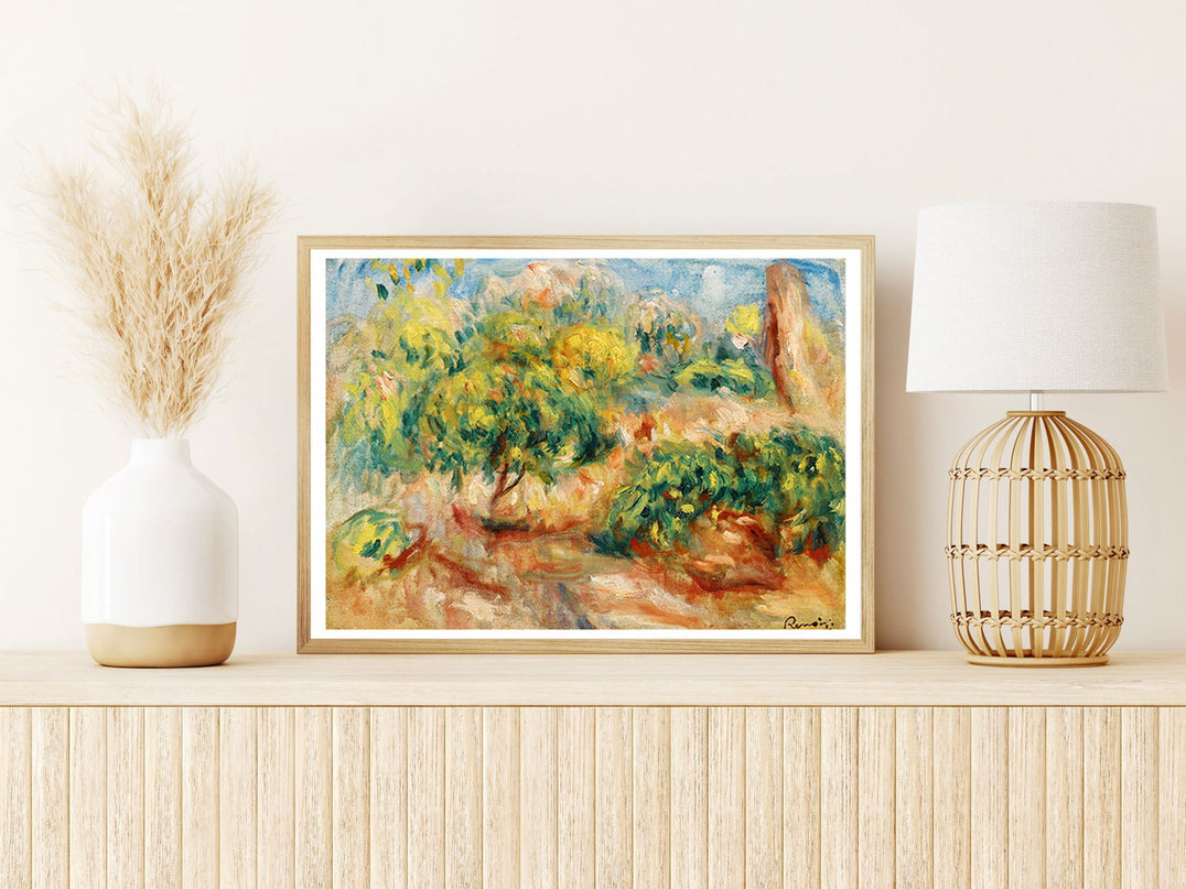 Auguste Renoir - Esquisse De Paysage À Cagnes
