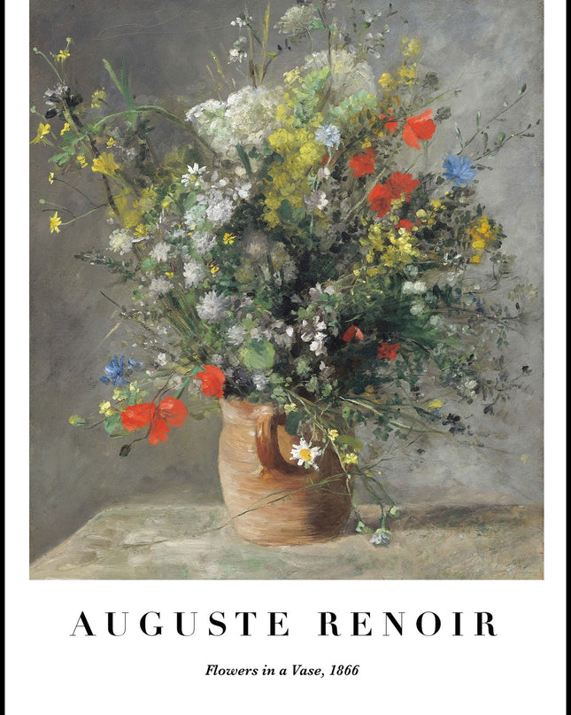 Auguste Renoir - Flowers in a Vase Poster