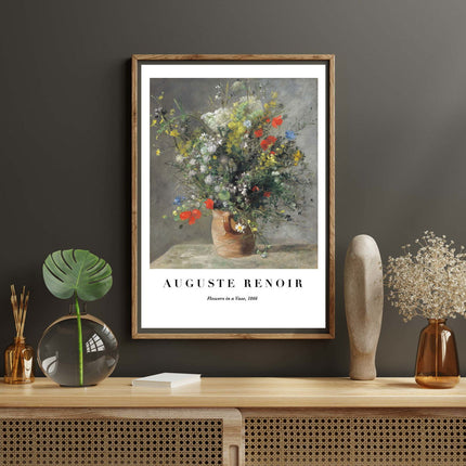 Auguste Renoir - Flowers in a Vase Poster