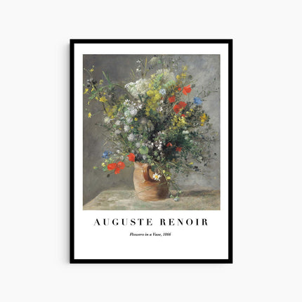 Auguste Renoir - Flowers in a Vase Poster