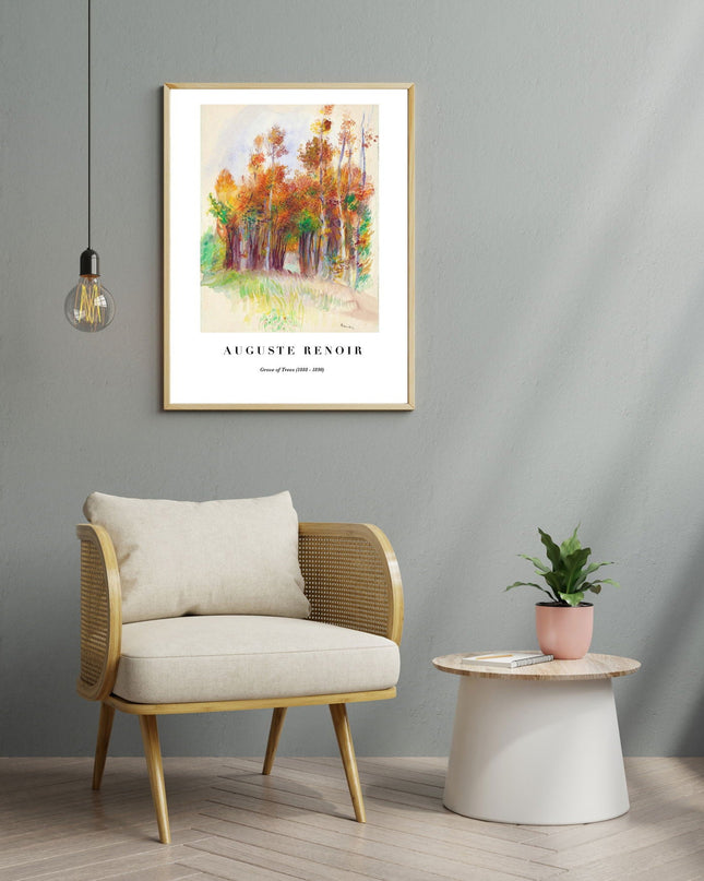 Auguste Renoir - Grove of Trees Poster