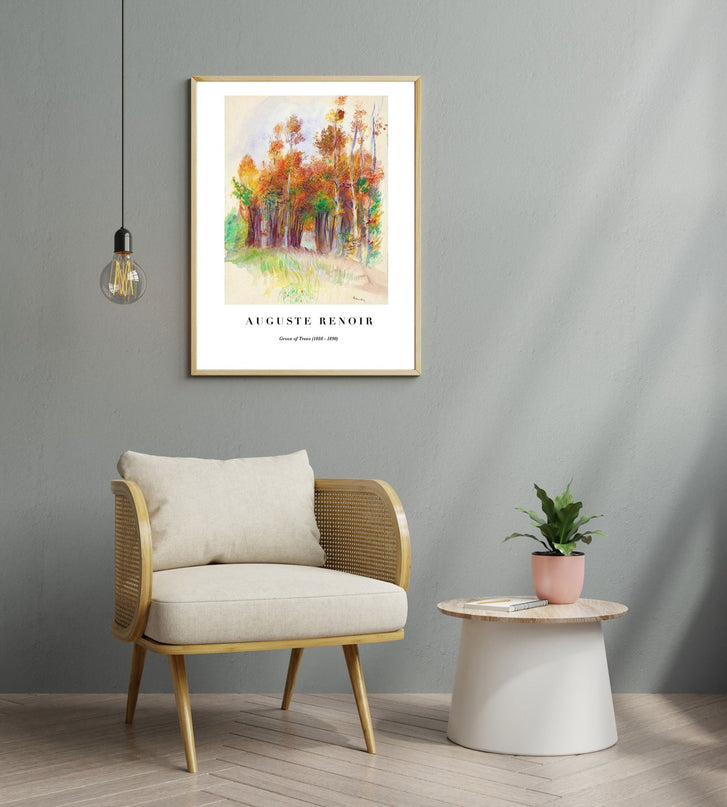 Auguste Renoir - Grove of Trees Poster
