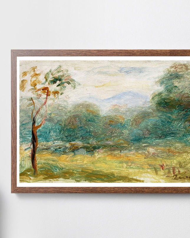Auguste Renoir - Landscape from the South of France 'Cagnes-sur-Mer