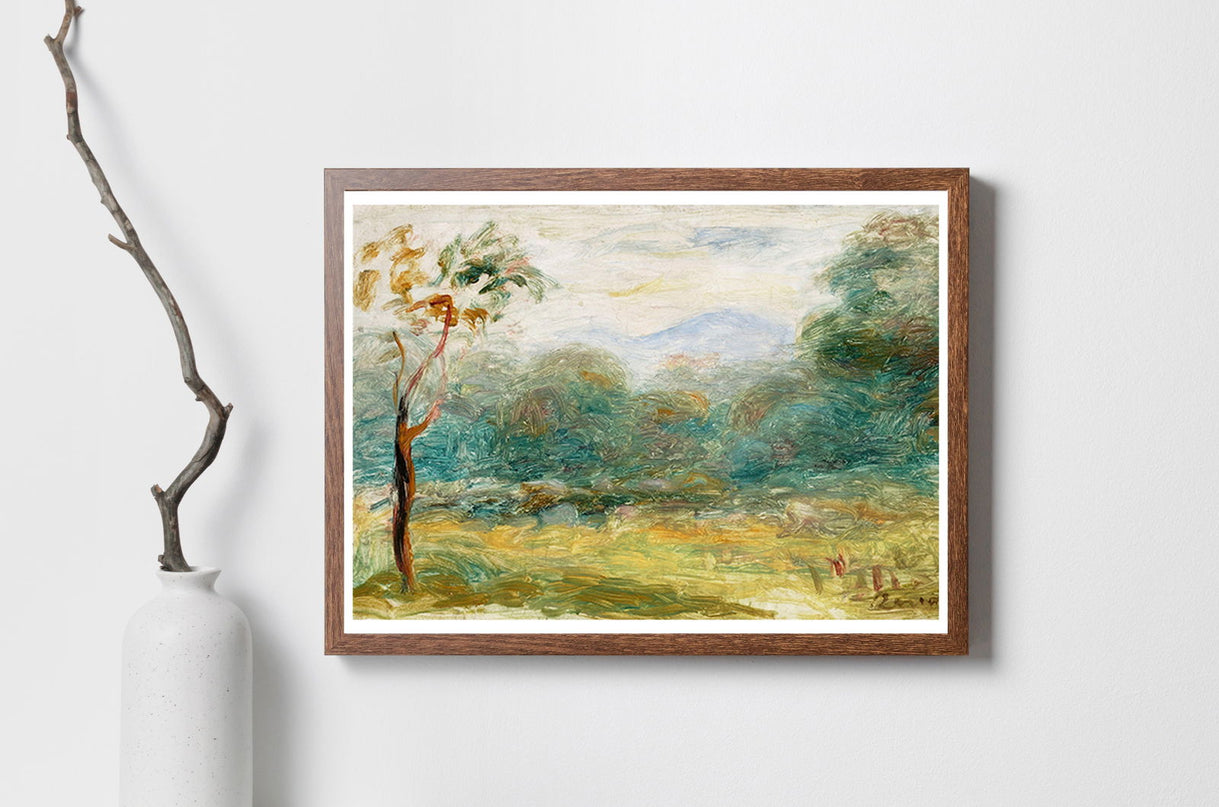 Auguste Renoir - Landscape from the South of France 'Cagnes-sur-Mer