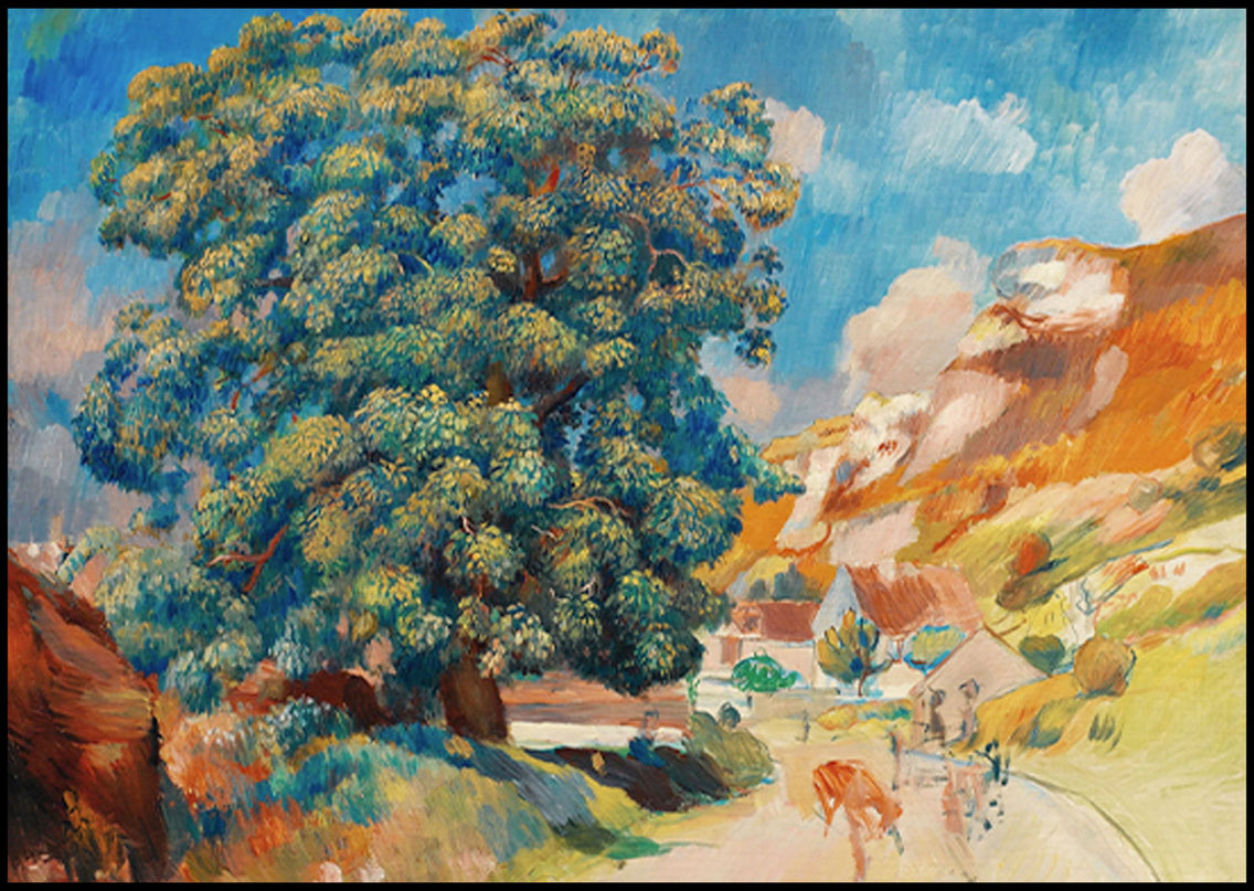 Auguste Renoir - Le Grand Arbre au Bord de la Route