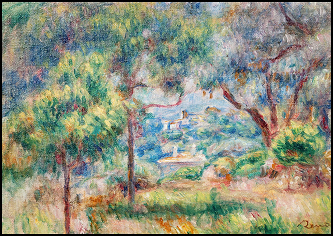Auguste Renoir - Le Village de Cagnes vu de la Terrasse des Collettes