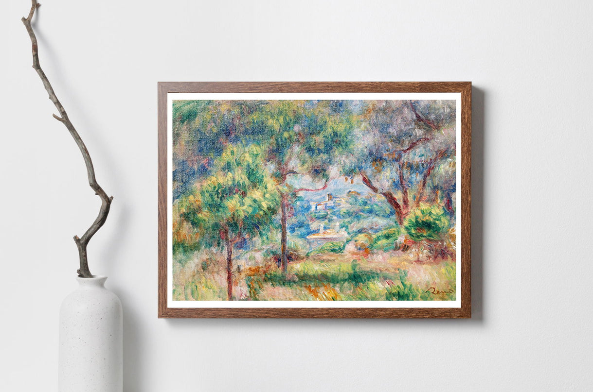 Auguste Renoir - Le Village de Cagnes vu de la Terrasse des Collettes