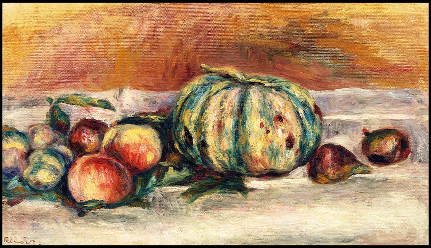 Auguste Renoir - Still Life with Melon